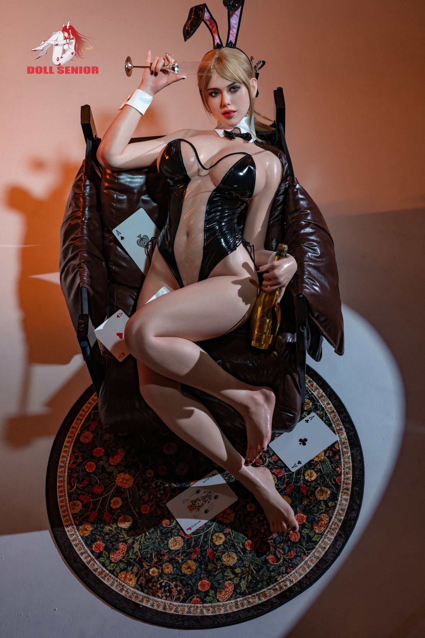 Doll Senior【Celestia】170cm/5ft 7 in G Cup Bunny Girl Silicone Real Skin Texture Version Customizable Sex Doll