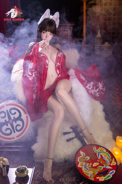 Doll Senior【Linsha】165cm/5ft 5 in F Cup Silicone Real Skin Texture Version Customizable Sex Doll Fox Princess