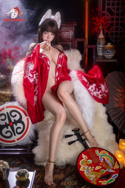 Doll Senior【Linsha】165cm/5ft 5 in F Cup Silicone Real Skin Texture Version Customizable Sex Doll Fox Princess