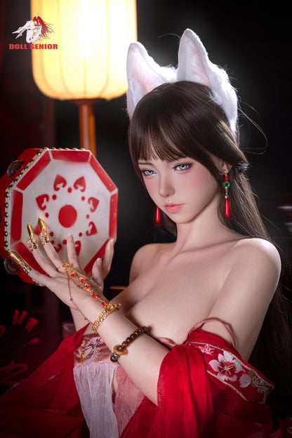 Doll Senior【Linsha】165cm/5ft 5 in F Cup Silicone Real Skin Texture Version Customizable Sex Doll Fox Princess