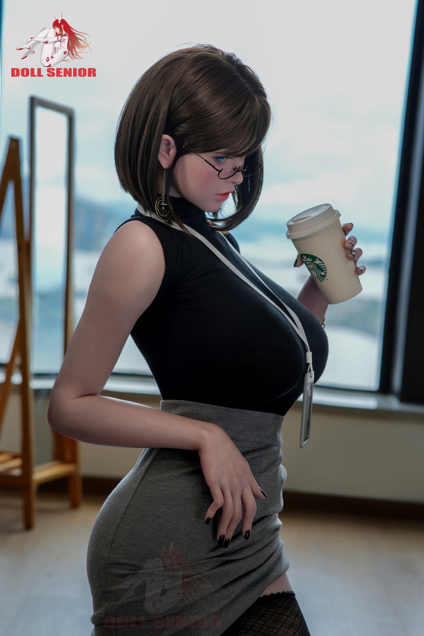 Doll Senior【Geji】170cm/5ft 7 in G Cup Silicone Real Skin Texture Version Customizable Sex Doll